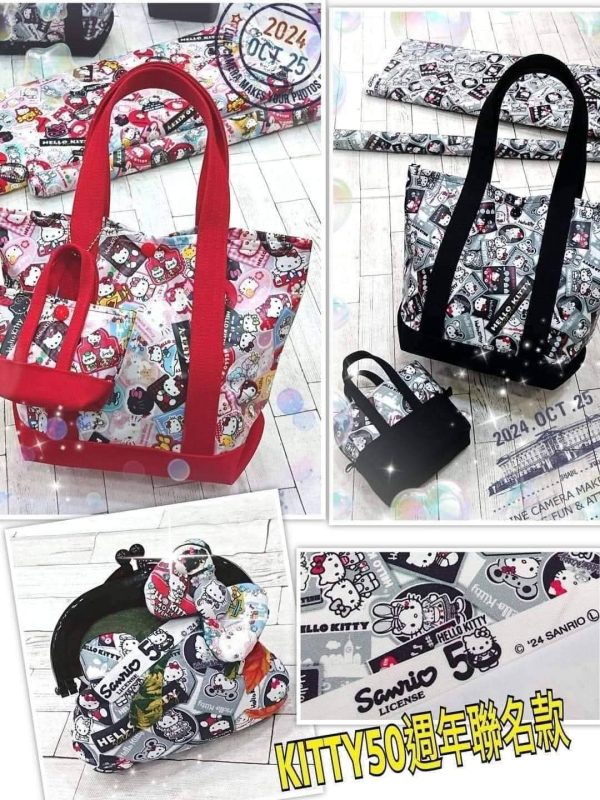 【現貨】日本KITTY50週年X台灣限定聯名款【2色】厚棉$568-/原廠防水$739-：圖片 2