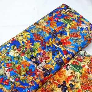 美國最新盛夏絕美亮彩果實花仙子系列（2色）A藍/B咖