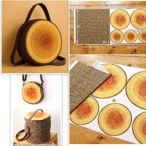 🌞日本2025最新山林樹輪主題布（大自然版）共【10片樹年輪+樹皮】約100x110cm