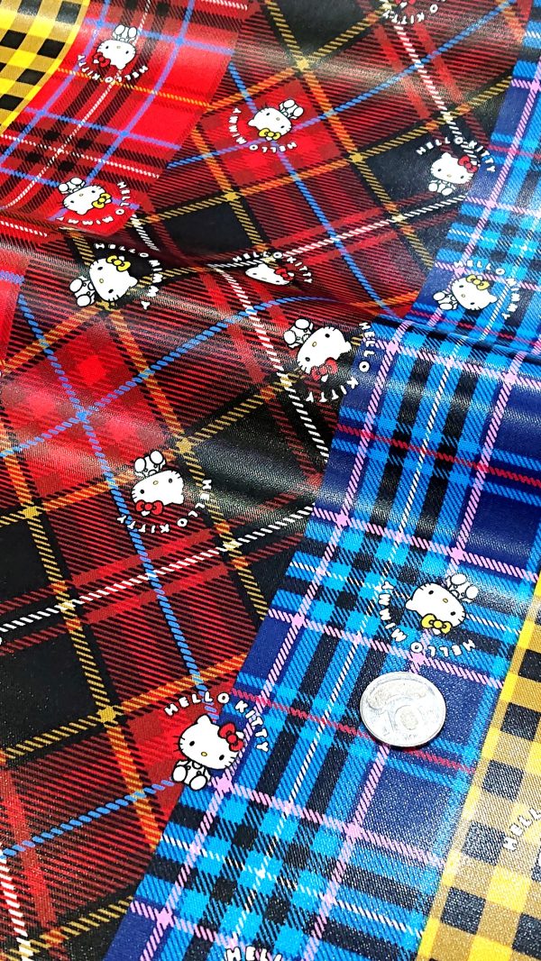 日本三麗鷗KITTY學院風綜合拼貼版《日本原廠顆粒防水布》：圖片 2
