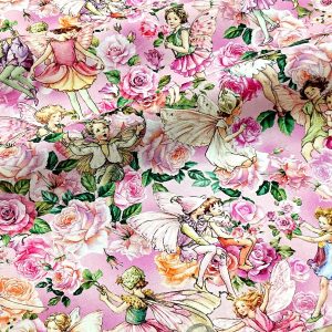 美國2025花仙子《薔薇滿圖粉》版（中厚棉）