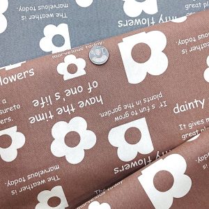 日本最新北歐五瓣花時尚款3色（厚棉）