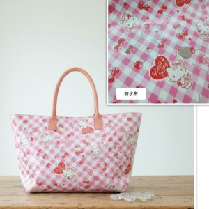 日本三麗鷗櫻桃KITTY格紋版（原廠防水布）