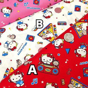 2025三麗鷗【搖滾KITTY小熊派對版】3色厚棉