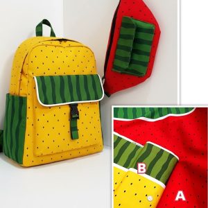 日本超質感主題西瓜布（2色）厚棉