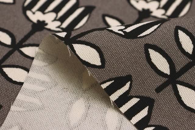 日本北歐皇冠勾勒花款灰(厚棉):圖片 2