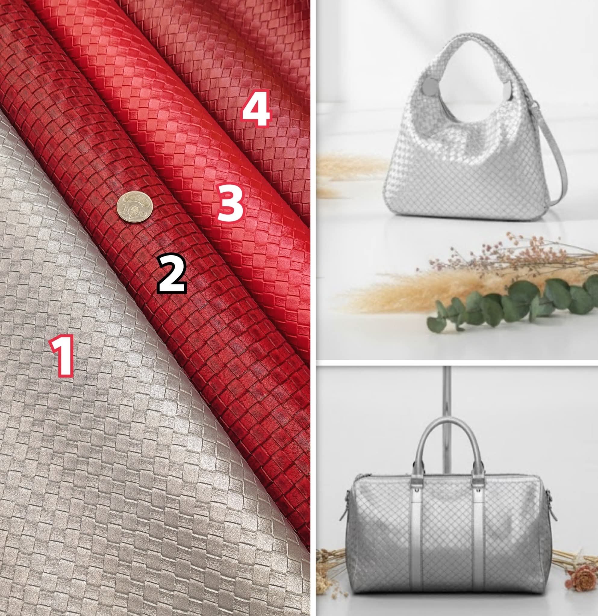 日本超質感編織皮革款(4色)幅寬140cm