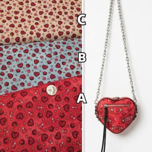 美國彩菇愛心版（3色）中厚棉