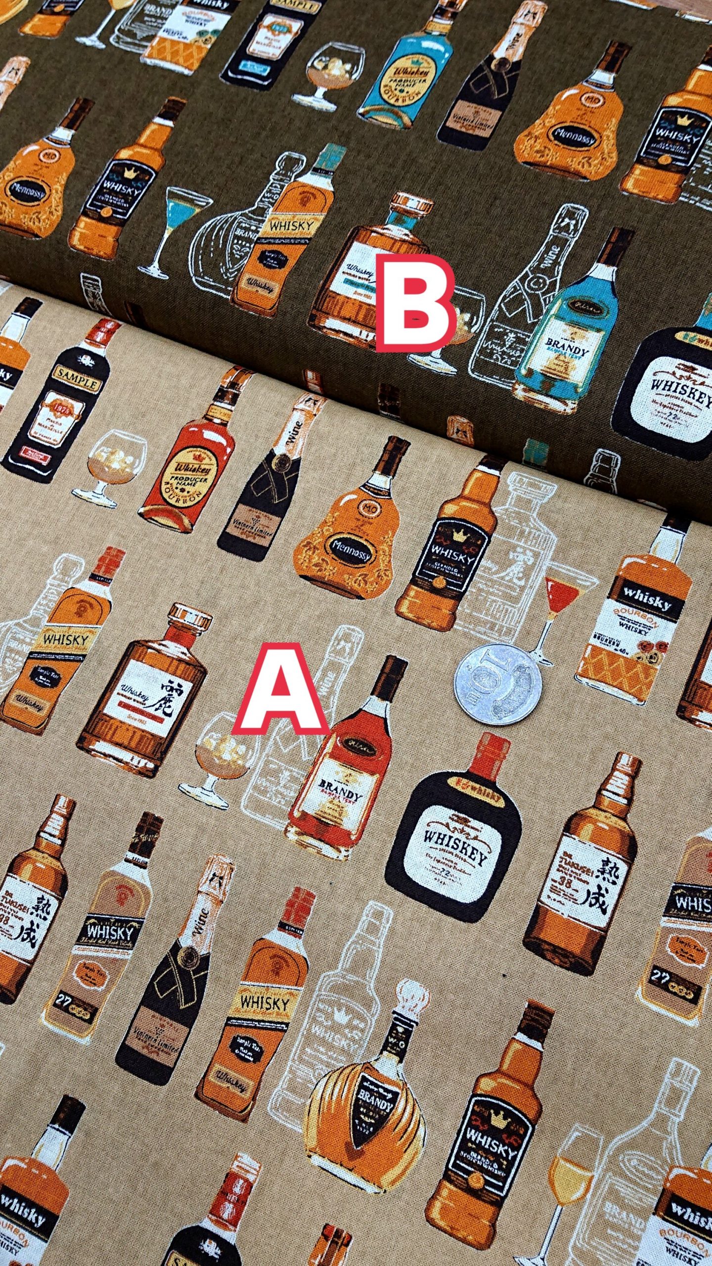 日本最新典藏洋酒版(中厚棉)2色