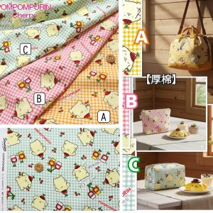 🔆日本最新2026三麗鷗30週年布丁狗櫻桃格紋版（3色）厚棉